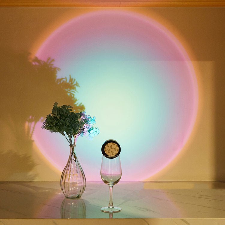 Led Lights Wireless Closet Kitchen Lights Under Furniture Battery Powered Sunset Nightlight Wall Lamp Bedroom Decoration Cabinet - Luxe Nest Market