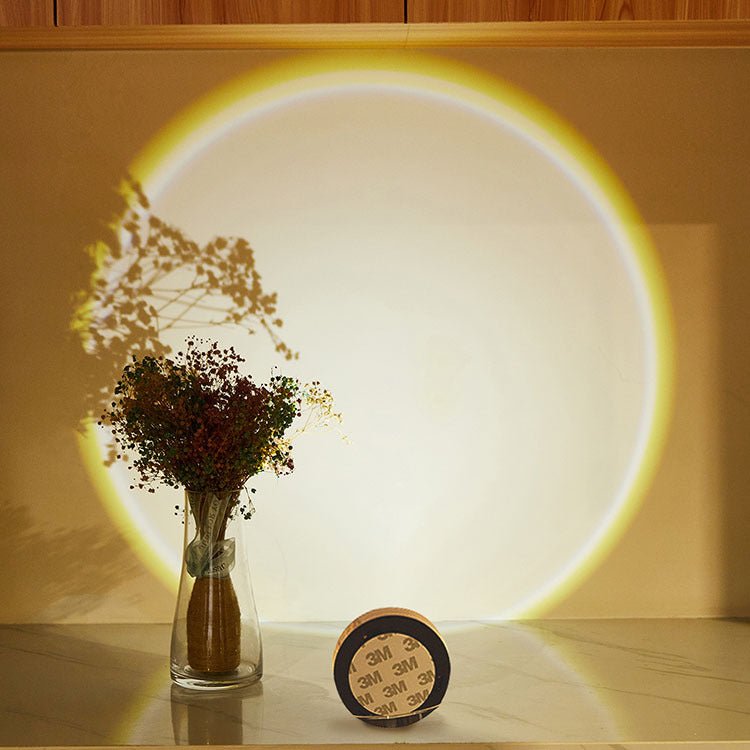 Led Lights Wireless Closet Kitchen Lights Under Furniture Battery Powered Sunset Nightlight Wall Lamp Bedroom Decoration Cabinet - Luxe Nest Market