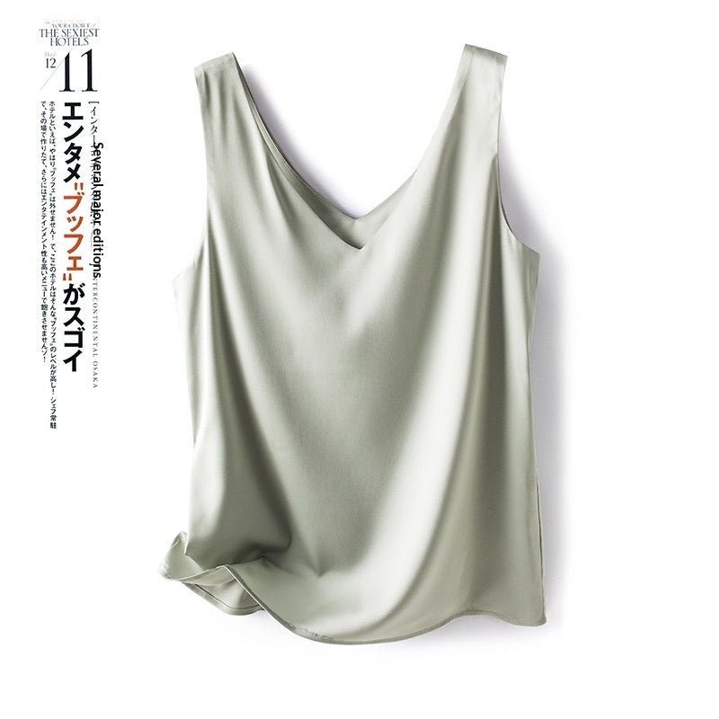 Women's Satin Slip Camisole Top - Luxe Nest Market