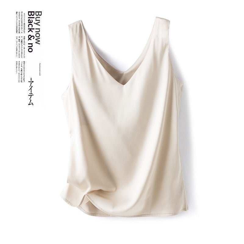 Women's Satin Slip Camisole Top - Luxe Nest Market
