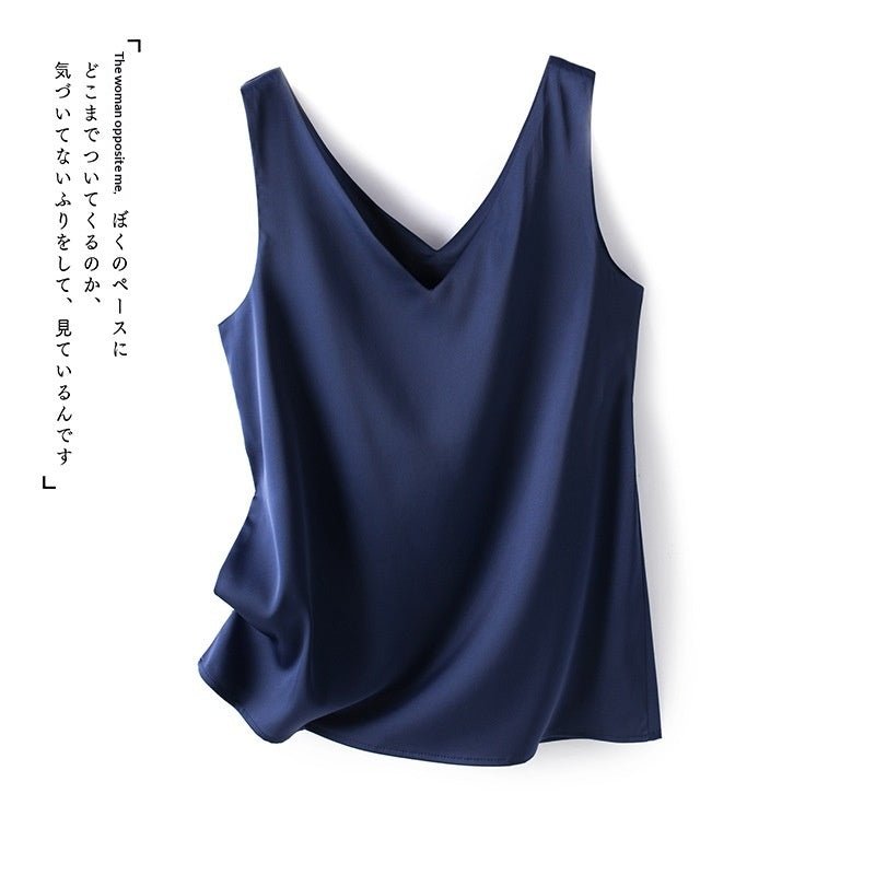 Women's Satin Slip Camisole Top - Luxe Nest Market