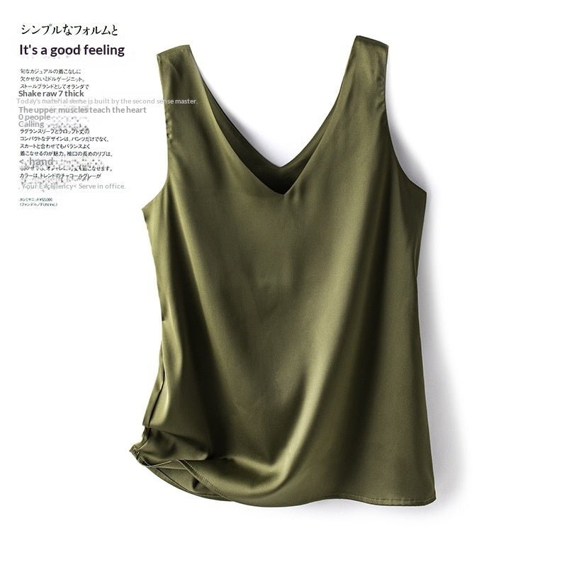 Women's Satin Slip Camisole Top - Luxe Nest Market